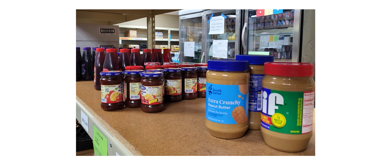 PROP Foodshelf Peanut Butter Drive. Summer 2024