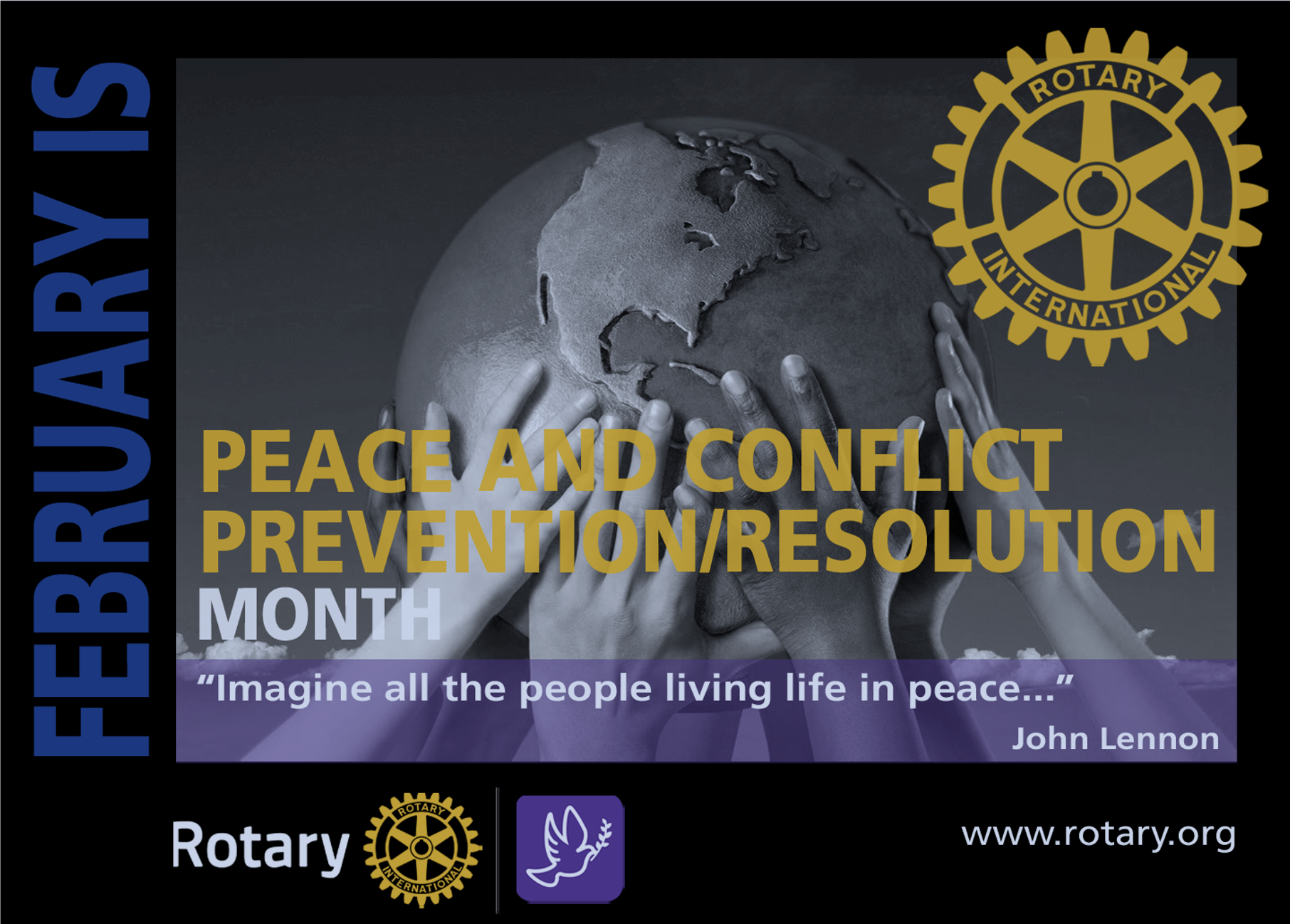 February is Peace and Conflict Prevention Month | Rotary Club of St. Ives