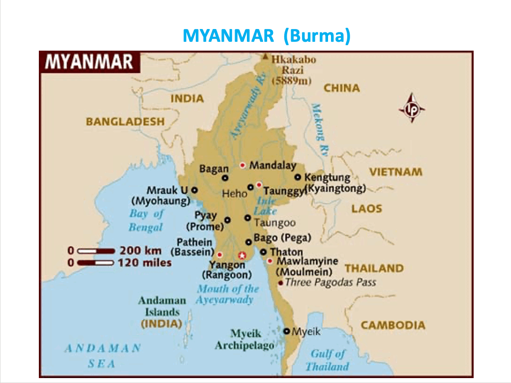 Myanmar's borders