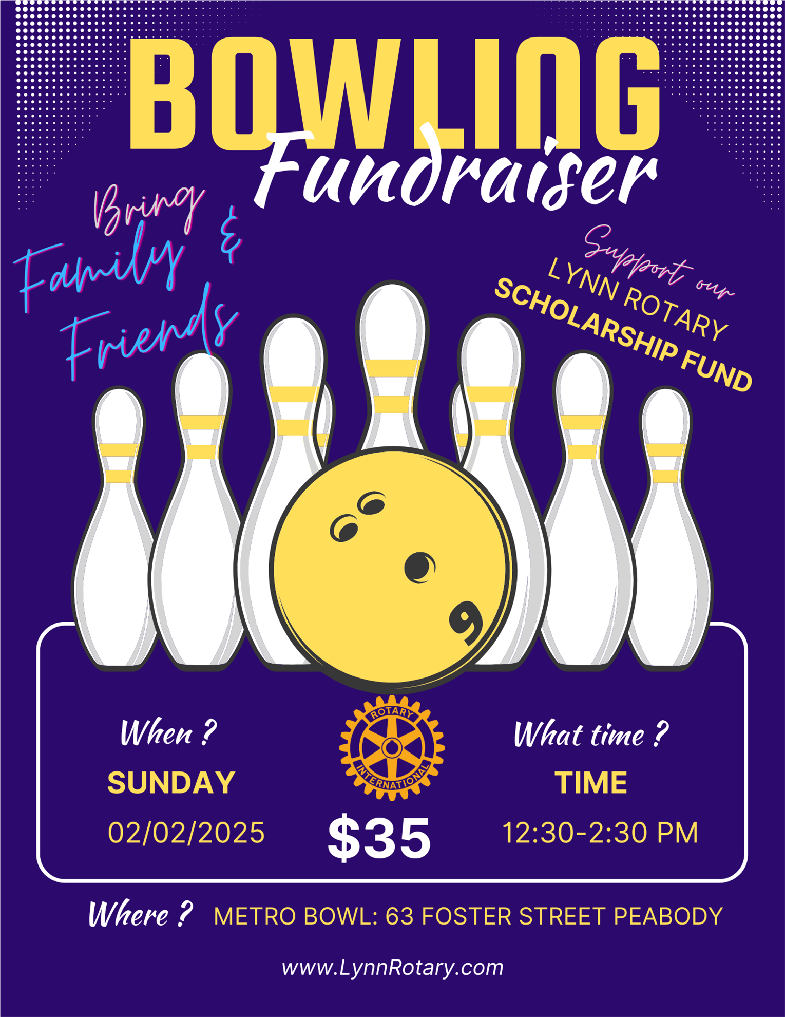 Bowl for a Cause: Lynn Highschool Scholarship Fund