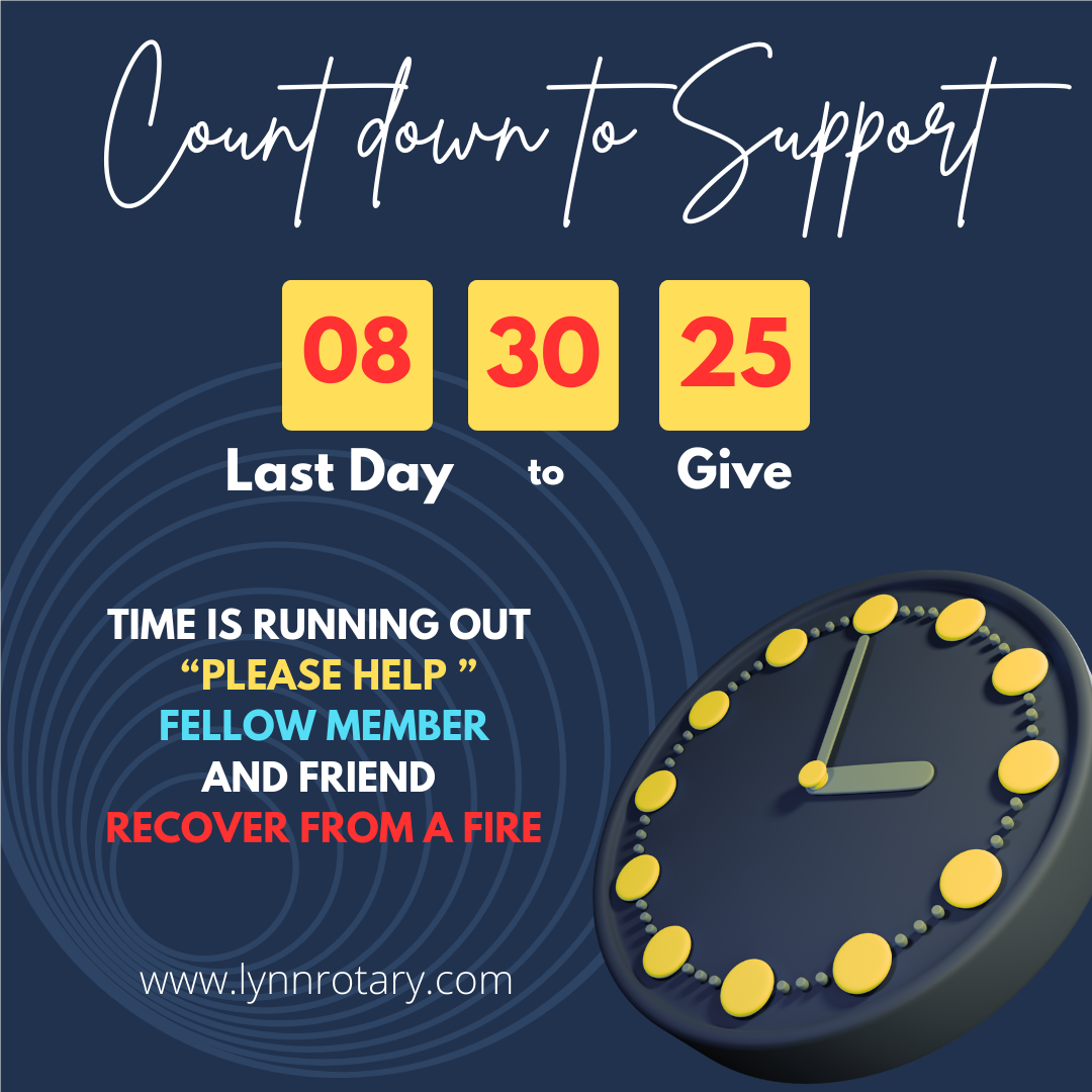 Helping a fellow member and friend recover from a fire
