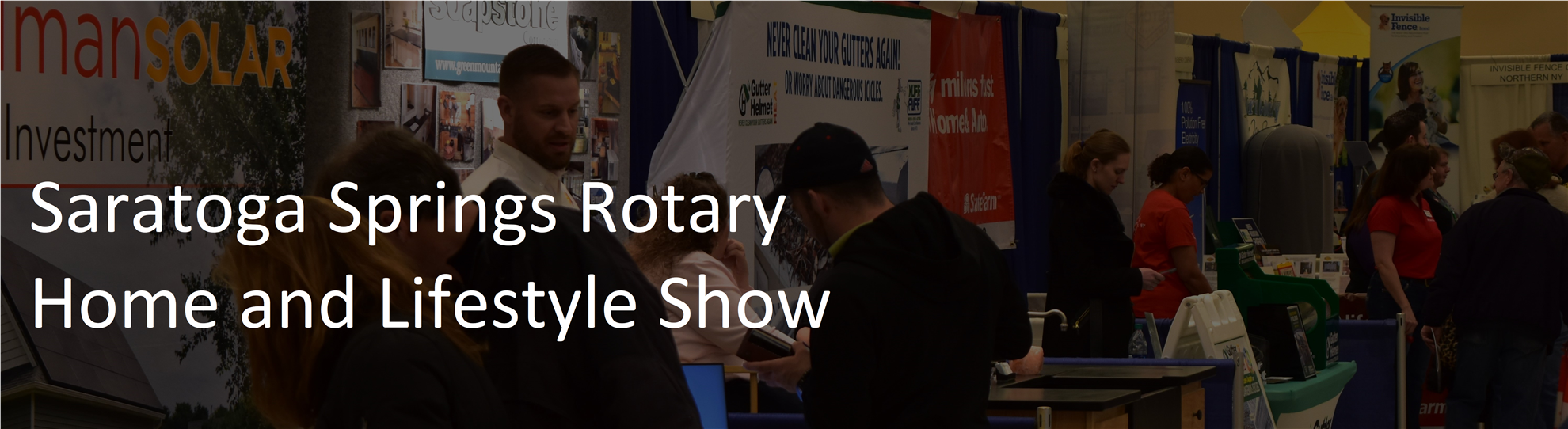Silhouette banner image of the Saratoga Springs Rotary Home and Lifestyle Show