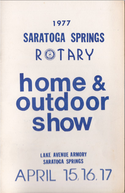 1977 Rotary Home and Outdoor Show program cover (opens pdf)