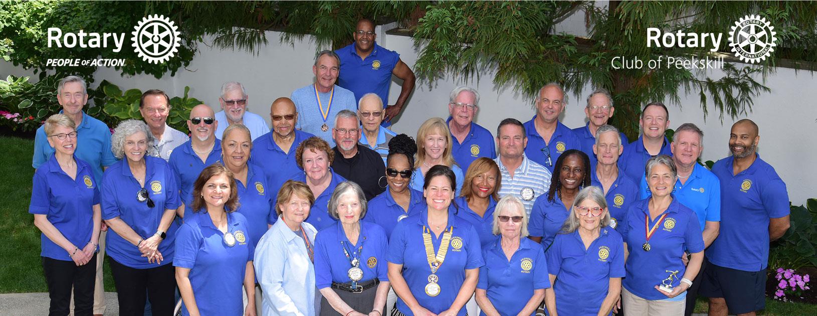 Peekskill Rotary 2026 - 2027 Club Photo | Together We Connect | People of Action