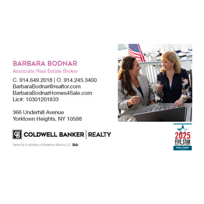 Barbara Bodnar, Coldwell Banker Realty