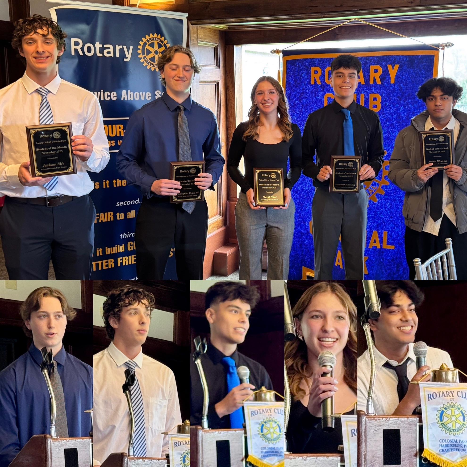 November 2025 Students of the Month