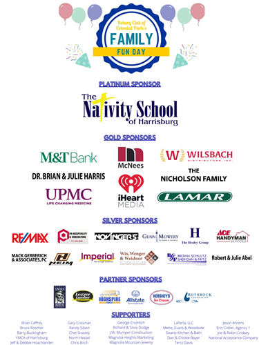 Family Fun Day Sponsors