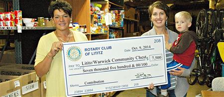 Lititz Rotary is known for its support of Lititz's Non-Profits