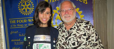 One of the many exchange students Lititz Rotary has sponsored and hosted.