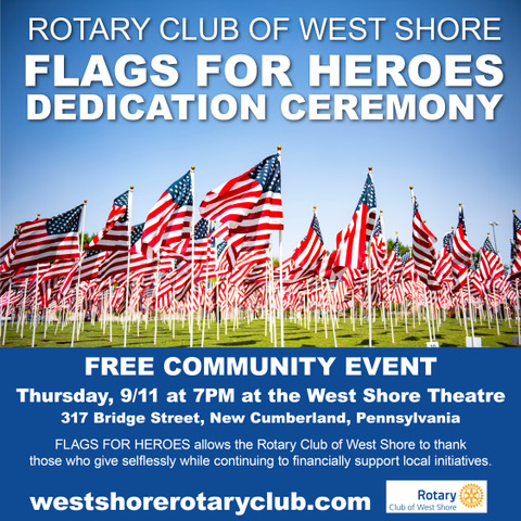 Flags for Heroes 2025 flyer