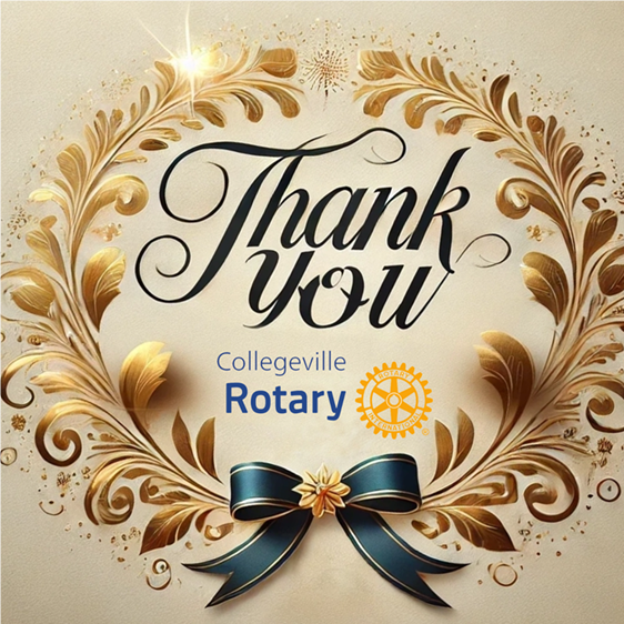 Support the Mission of Collegeville Rotary