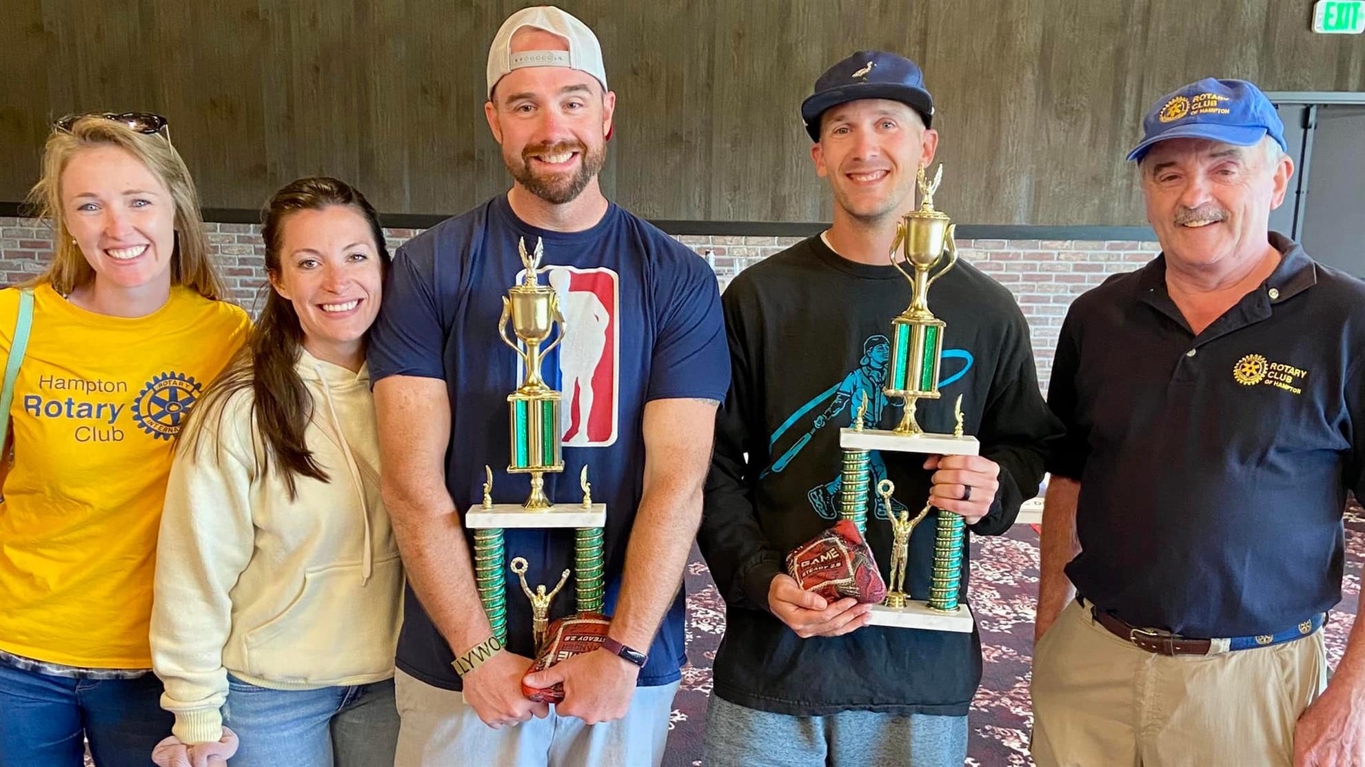 Cornhole tournament 2022 Winners