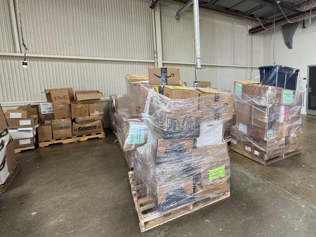 Busy week at the Books for the World warehouse!