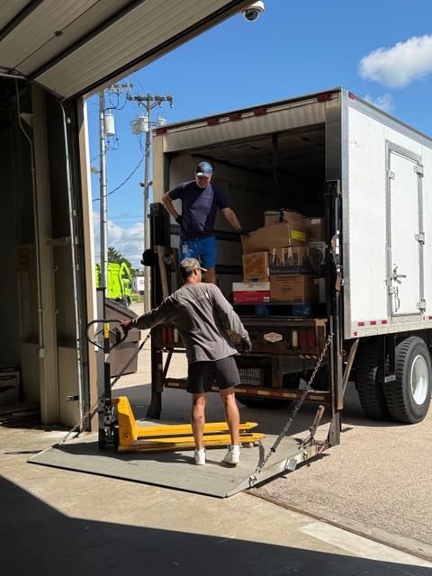 A great day at the warehouse! 