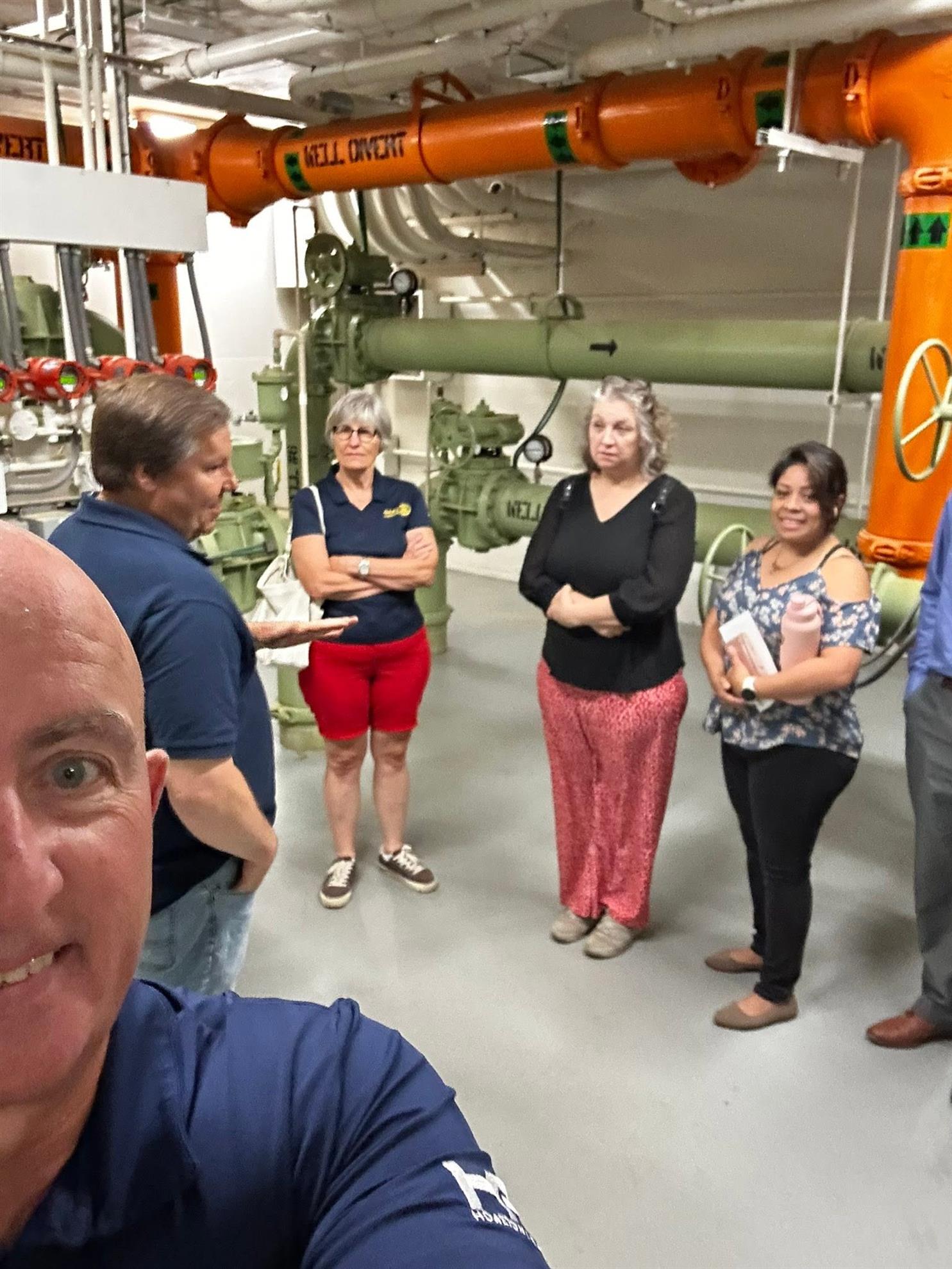Club tour Hutchinson water plant