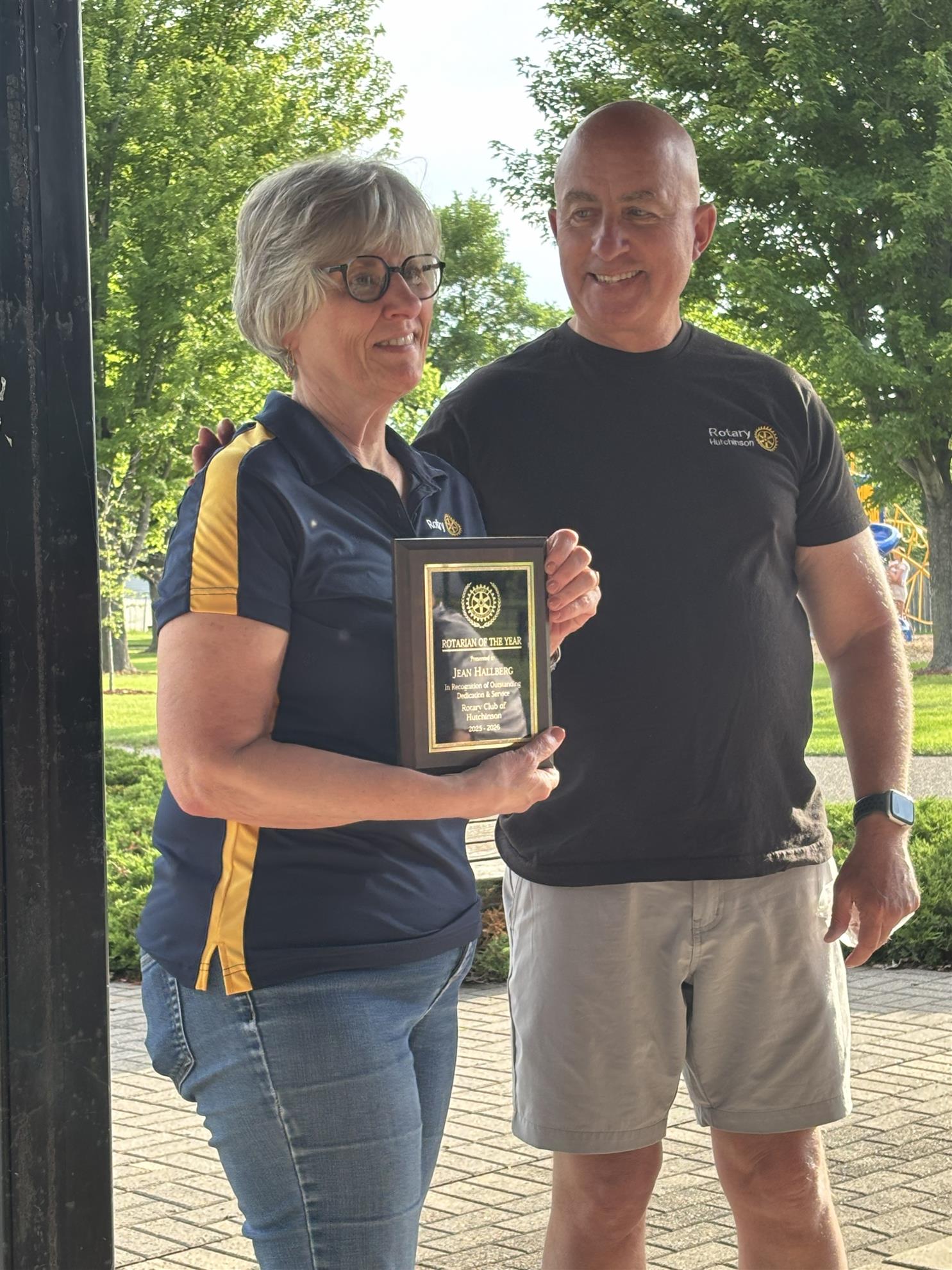 Rotarian of the Year, Jean Hallberg
