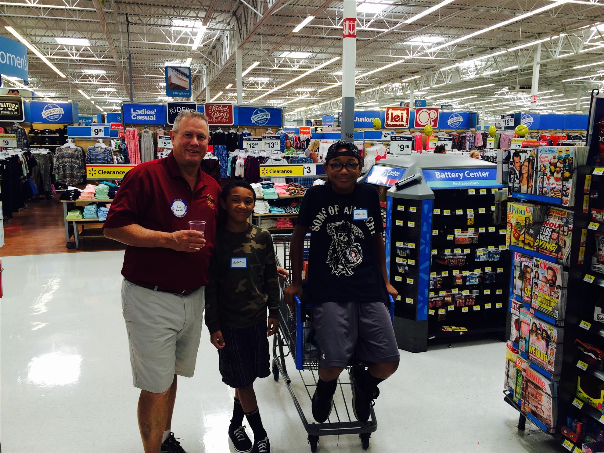 Walmart Shopping Trip Aug 2015 | Rotary Club of Smoky Hill (Aurora)