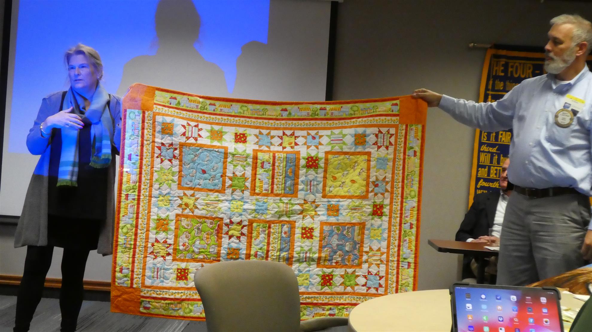 LINDA ARYE Quilts For Kids Rotary Club of Norristown
