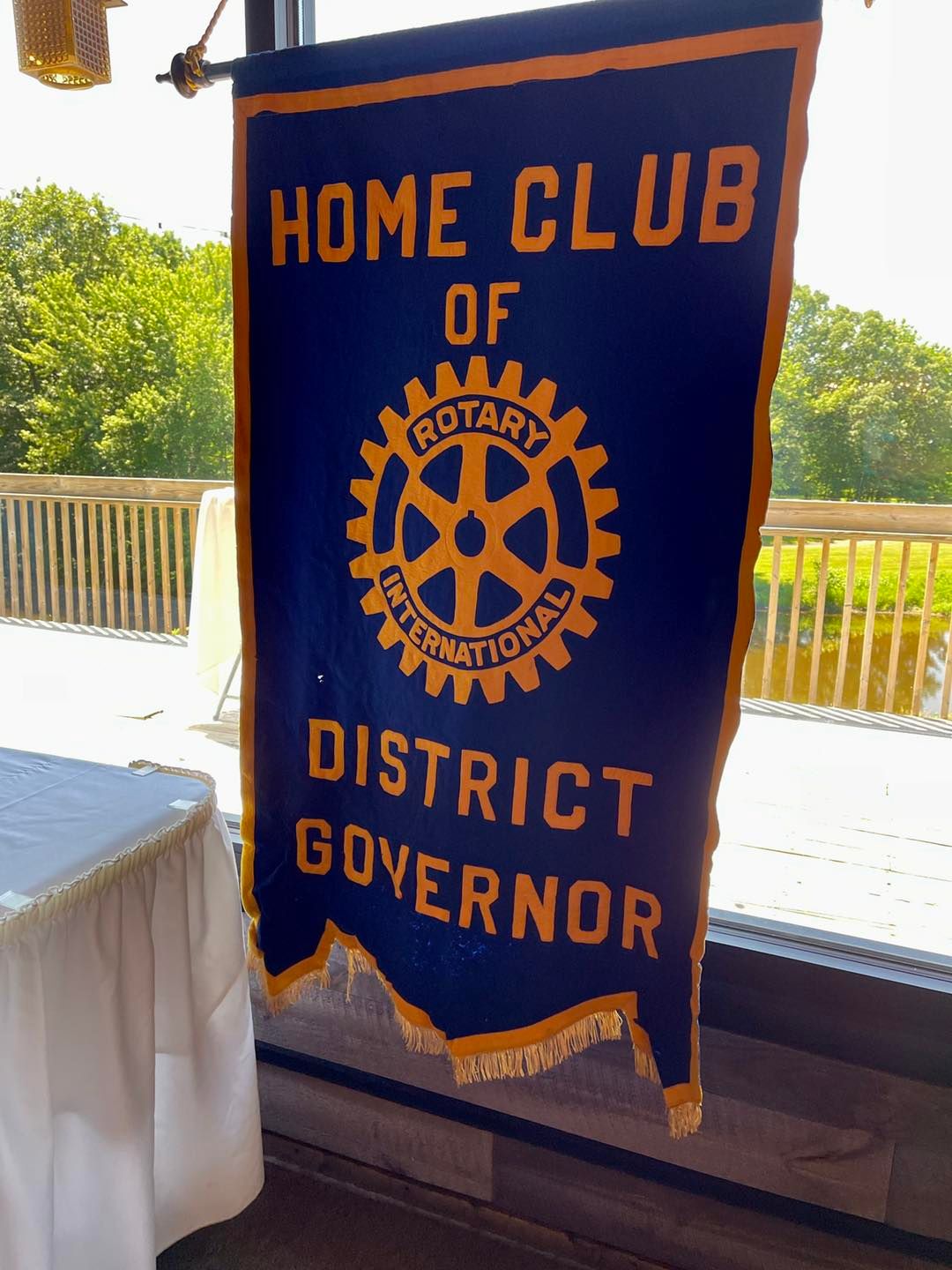Marshfield Rotary is the home club of District Governor Ben Bauer