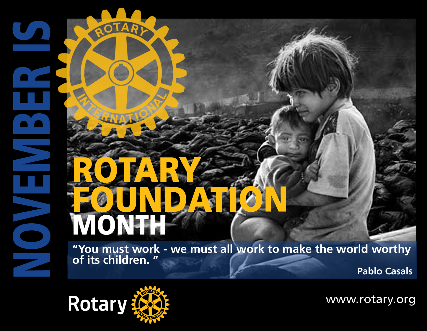November - Rotary Foundation Month | Rotary Club of Gros Islet,St. Lucia