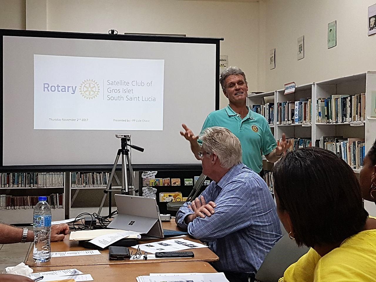 Rotary Satellite Club Meeting 2nd November 2017 Rotary Club of Gros