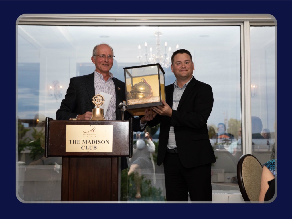 Glenn Rindfleisch honored with Service Above Self Award | Rotary Club ...