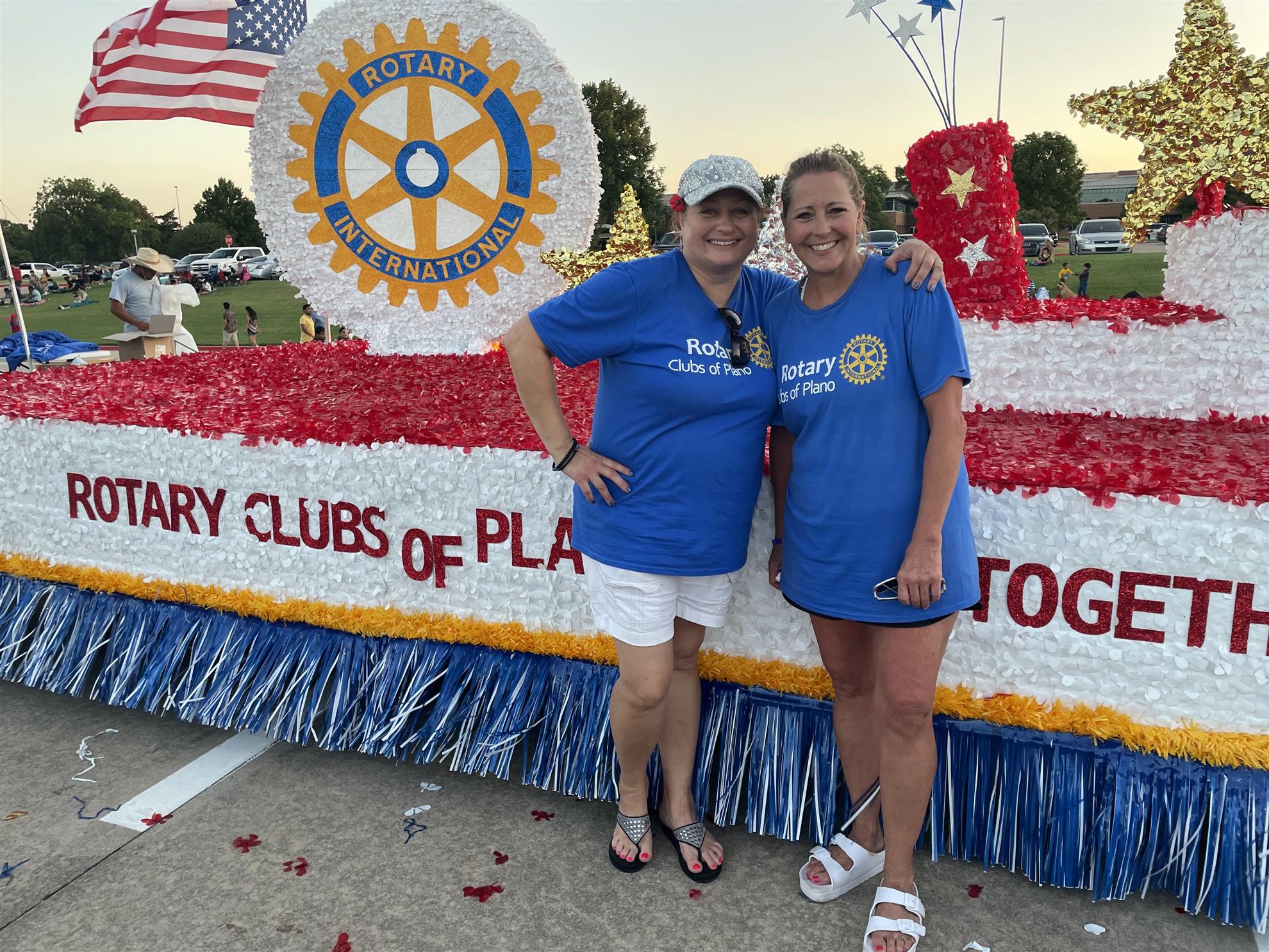 July 4th Plano Parade Rotary Club of North Texas Pioneers