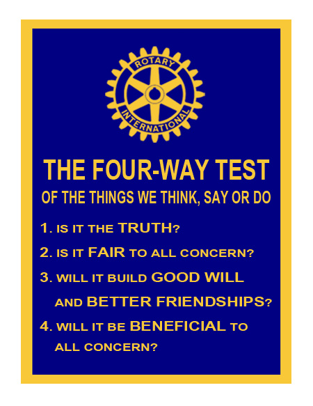 Rotary four way test essay