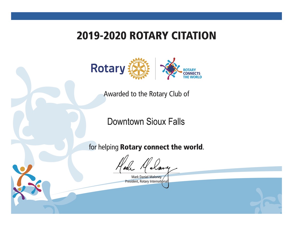 Home Page | Rotary Club of Downtown Sioux Falls