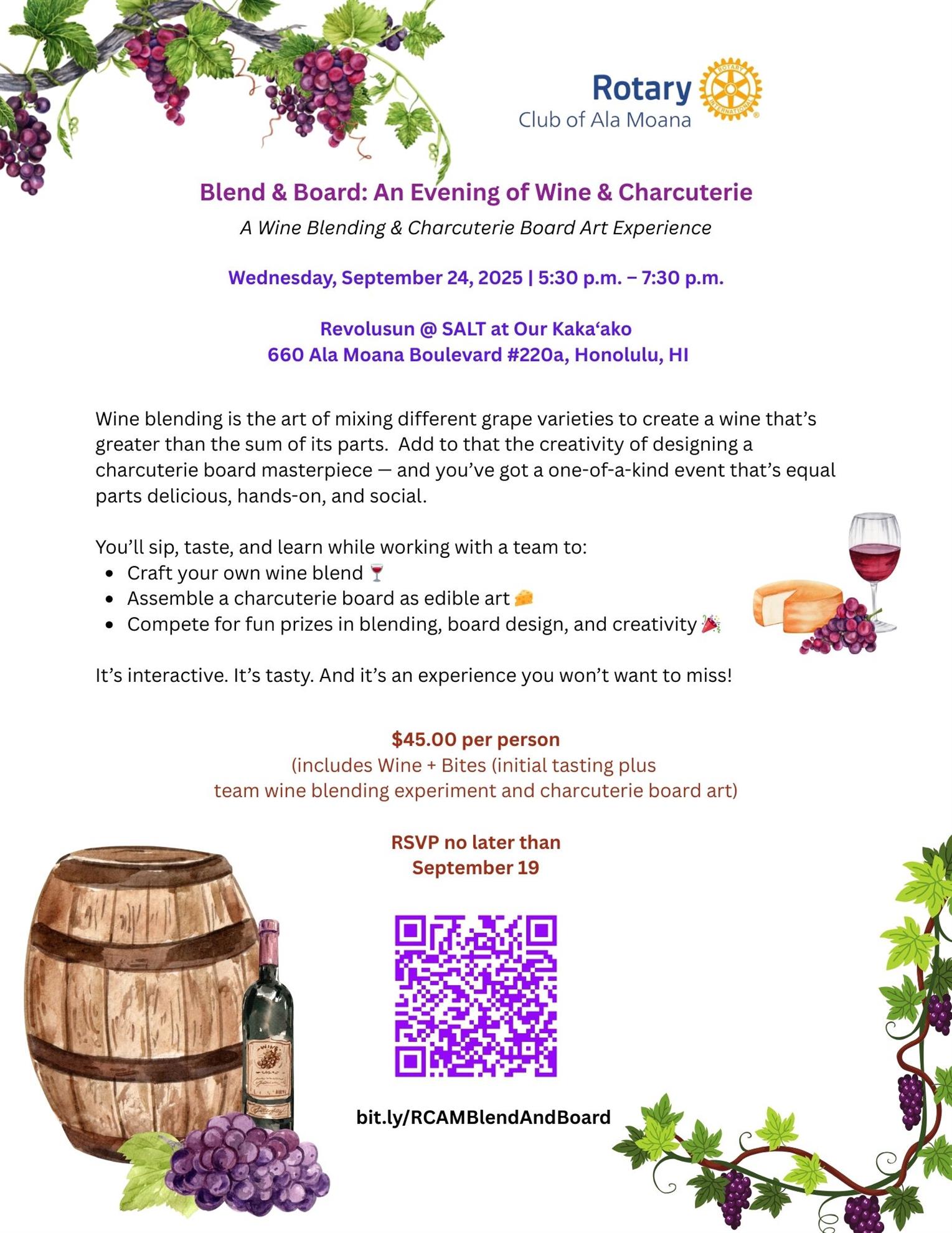 Blend & Board: An Evening of Wine & Charcuterie Art