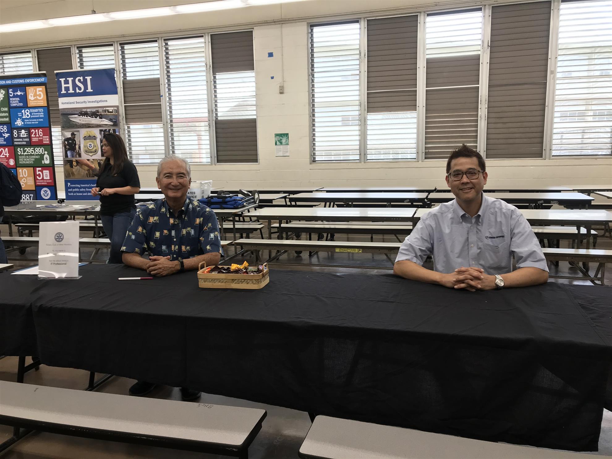 Farrington High School Career Fair Rotary Club of West Honolulu, Oahu