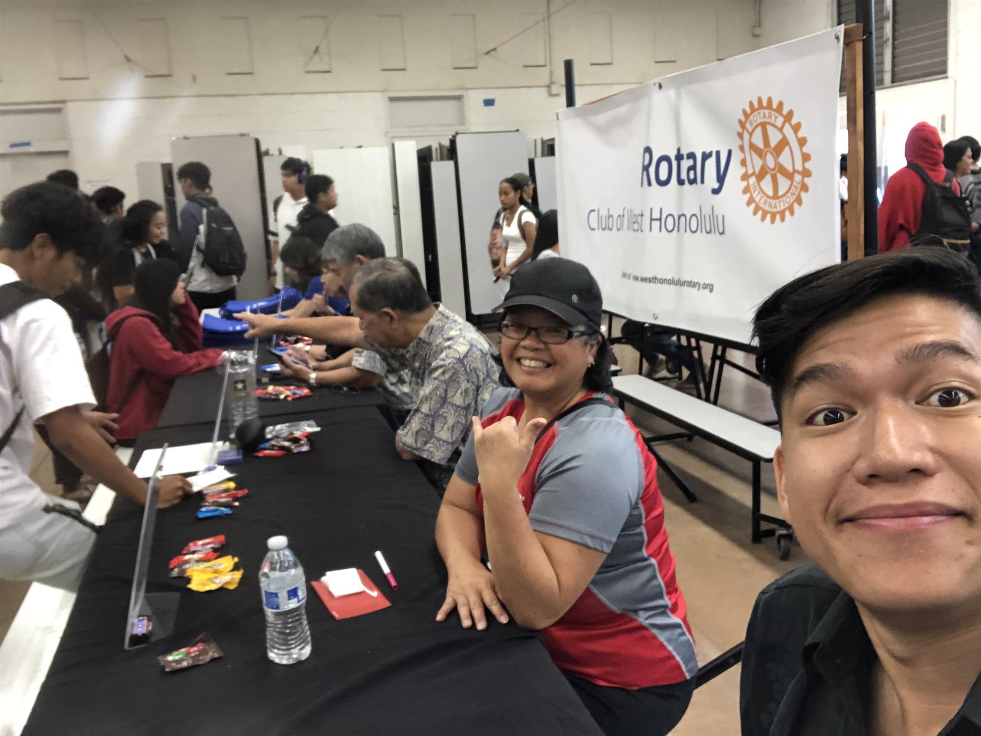 Farrington High School Career Fair Rotary Club of West Honolulu, Oahu