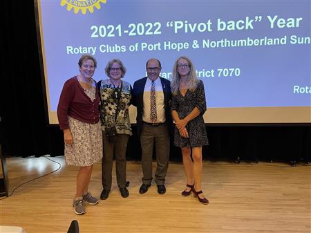 Meeting with Rotary Club of Port Hope 