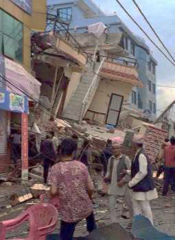 Nepalese Schools project- Earthquake damage.