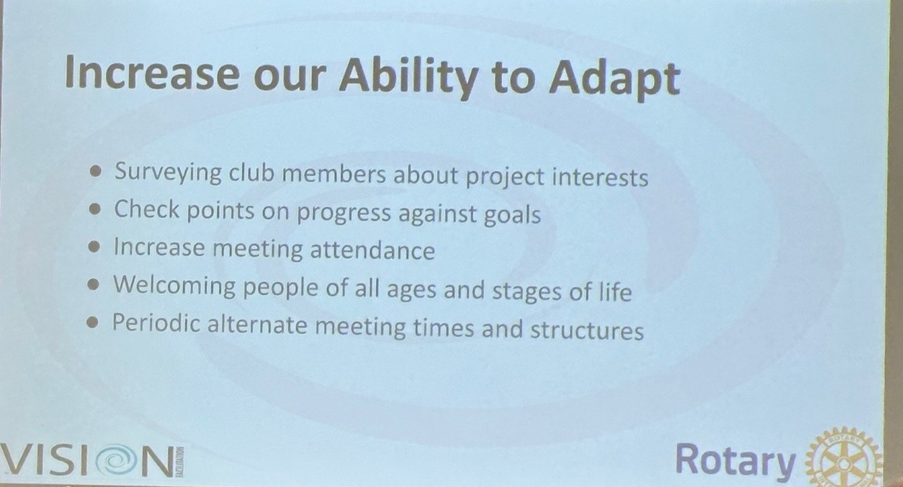 Club Vision Statement Highlights 2025 | Rotary Club of Faribault