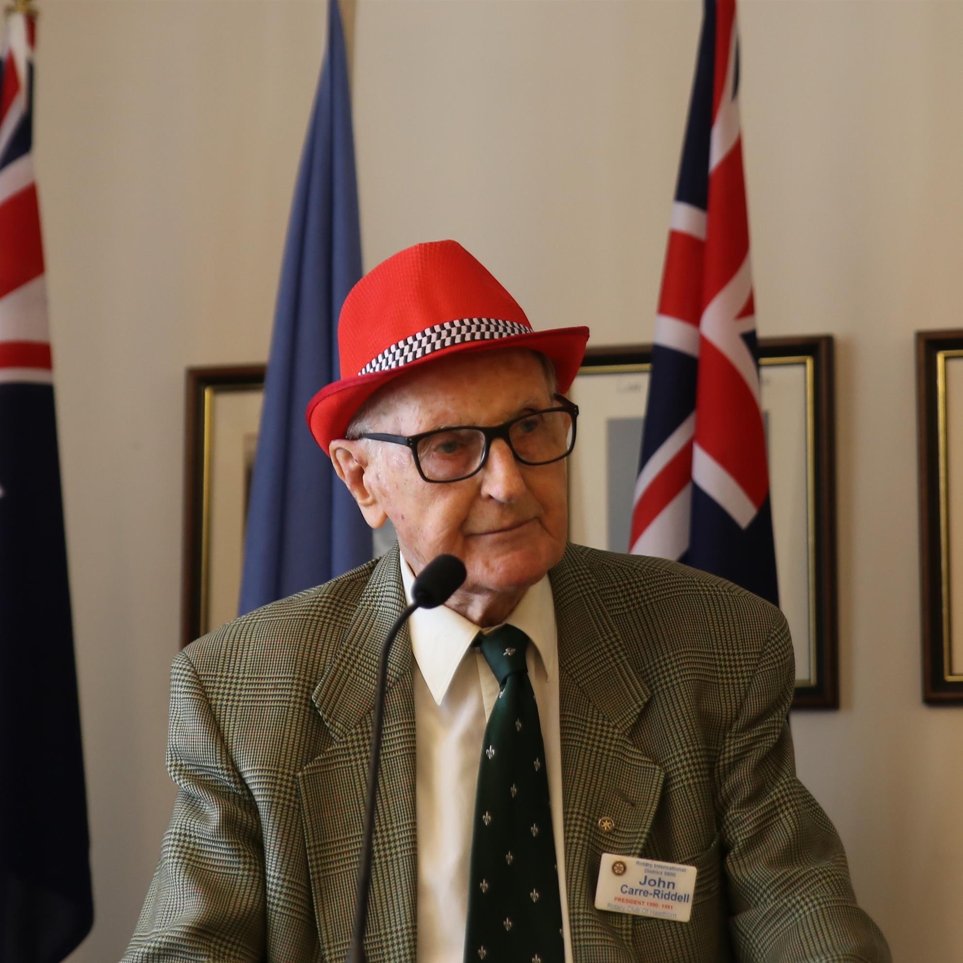 JOHN WALTER CARRE-RIDDELL (1925 – 2022) | Rotary Club of Hawthorn
