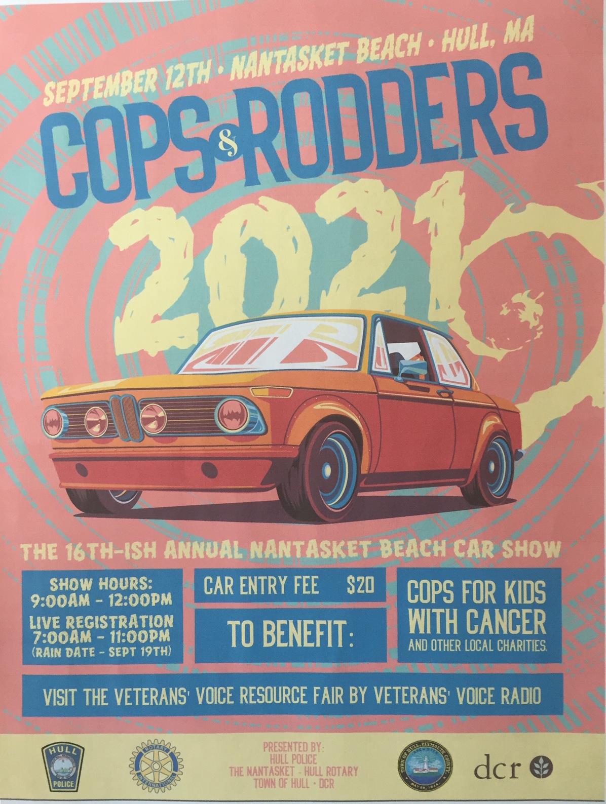 2021 Cops & Rodders flyer image