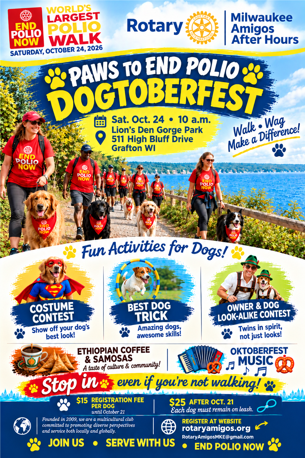 Paws to End Polio Dogtoberfest