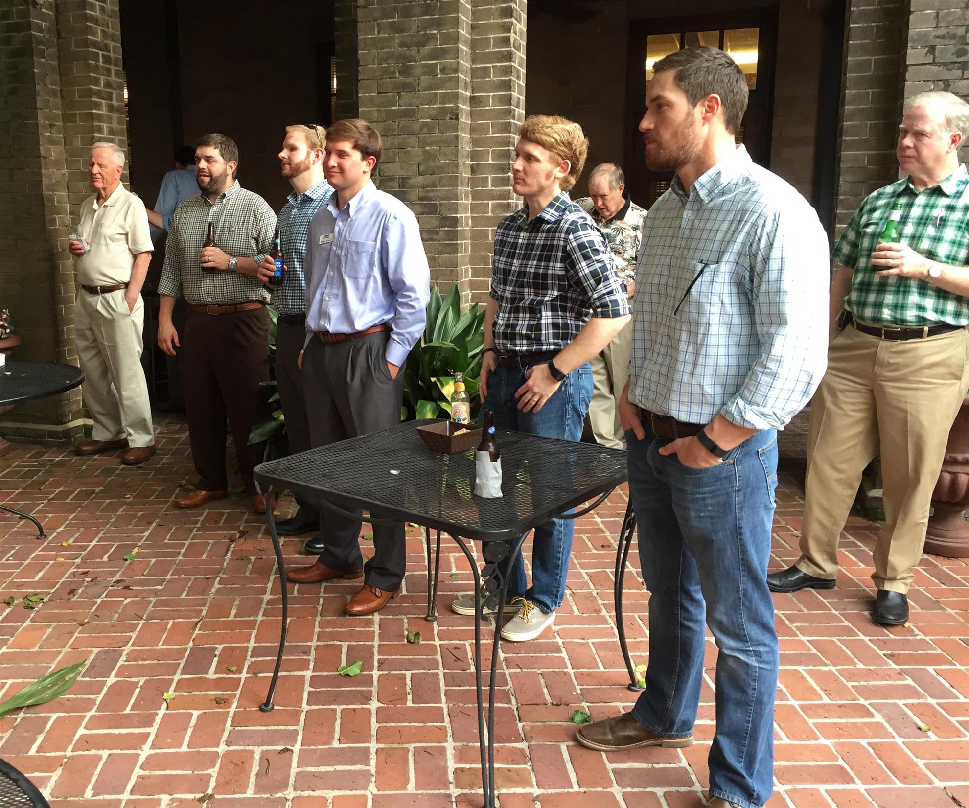 Club members listen to Amanda Fountaine