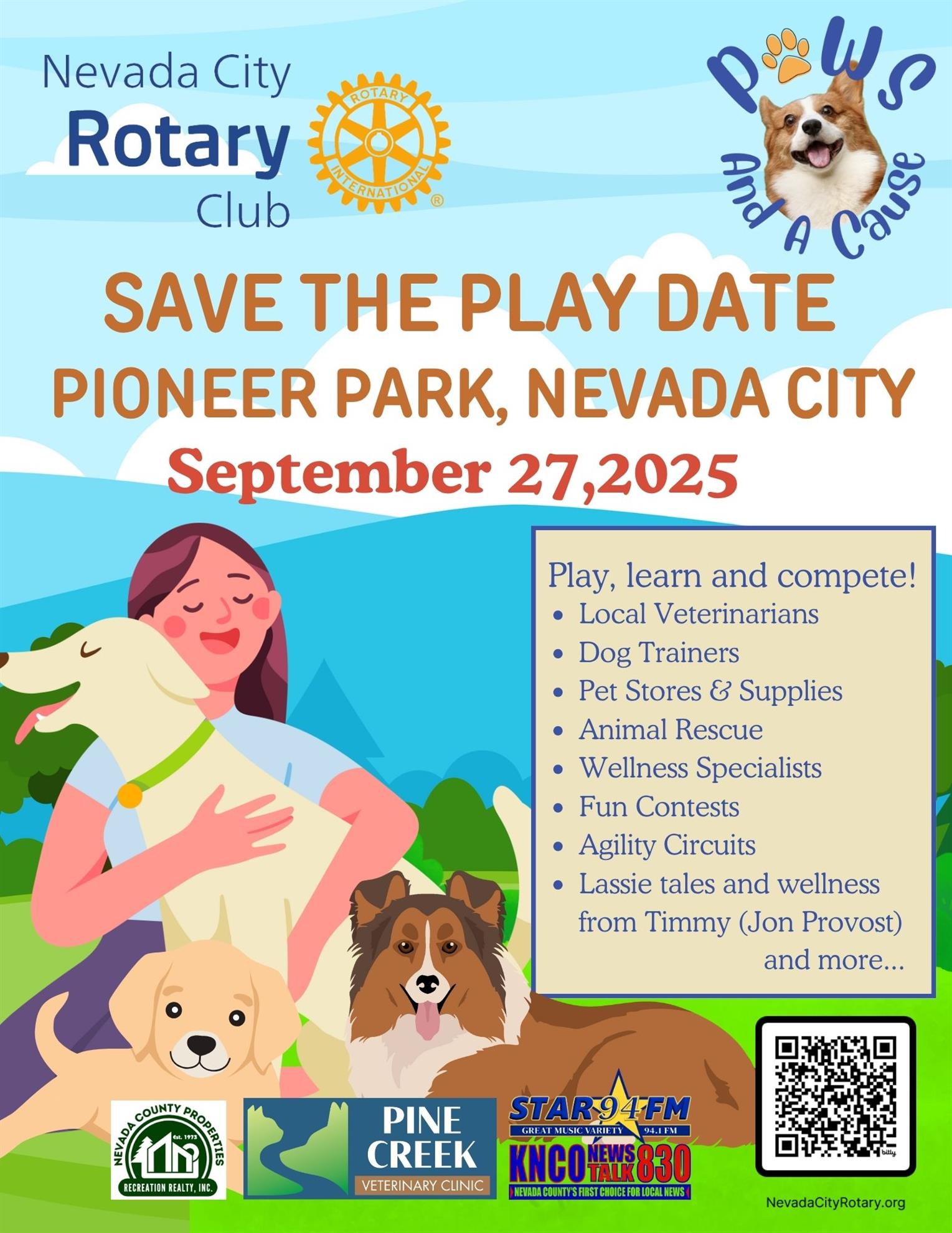 2025 Paws and A Cause flyer