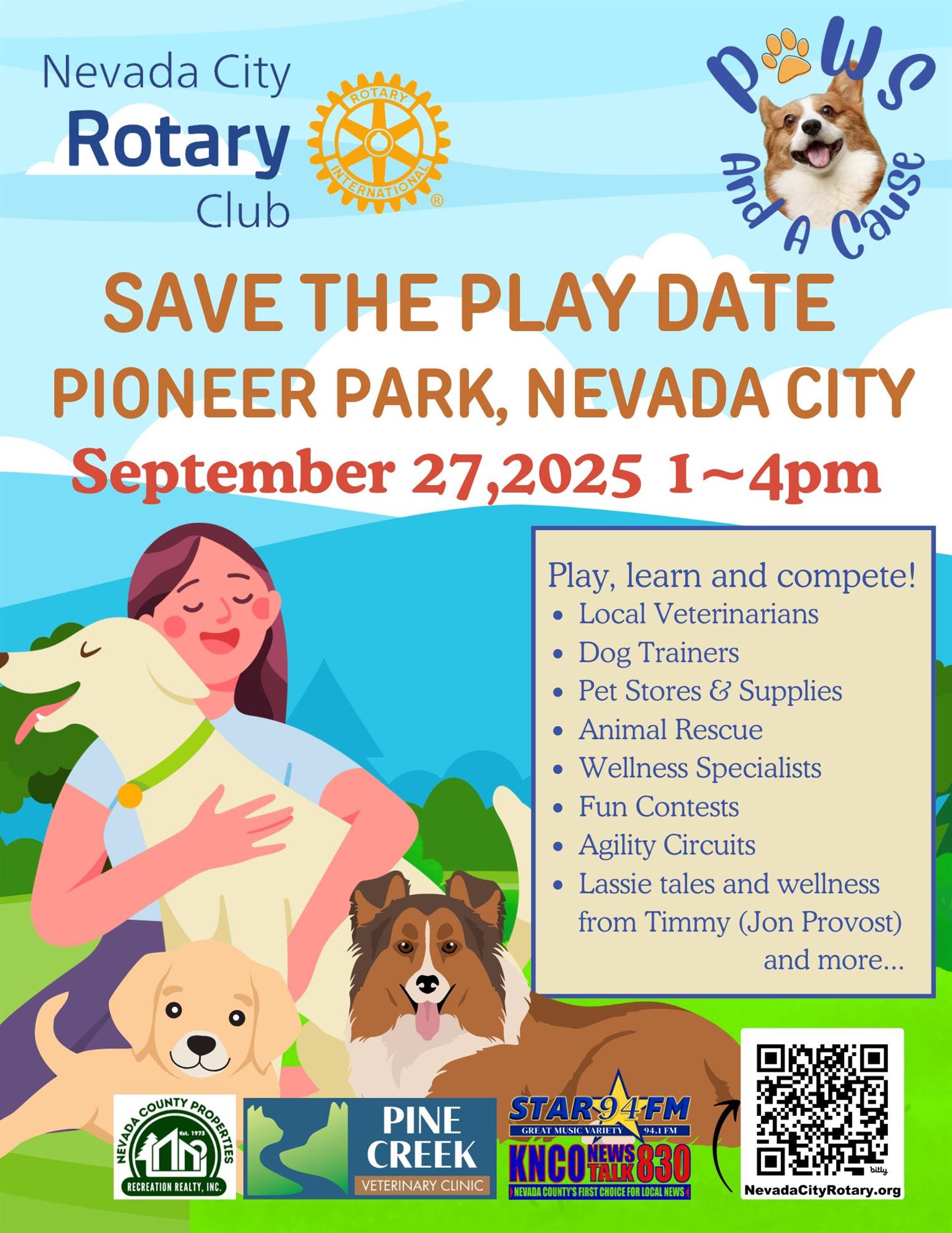 2025 Paws and A Cause flyer