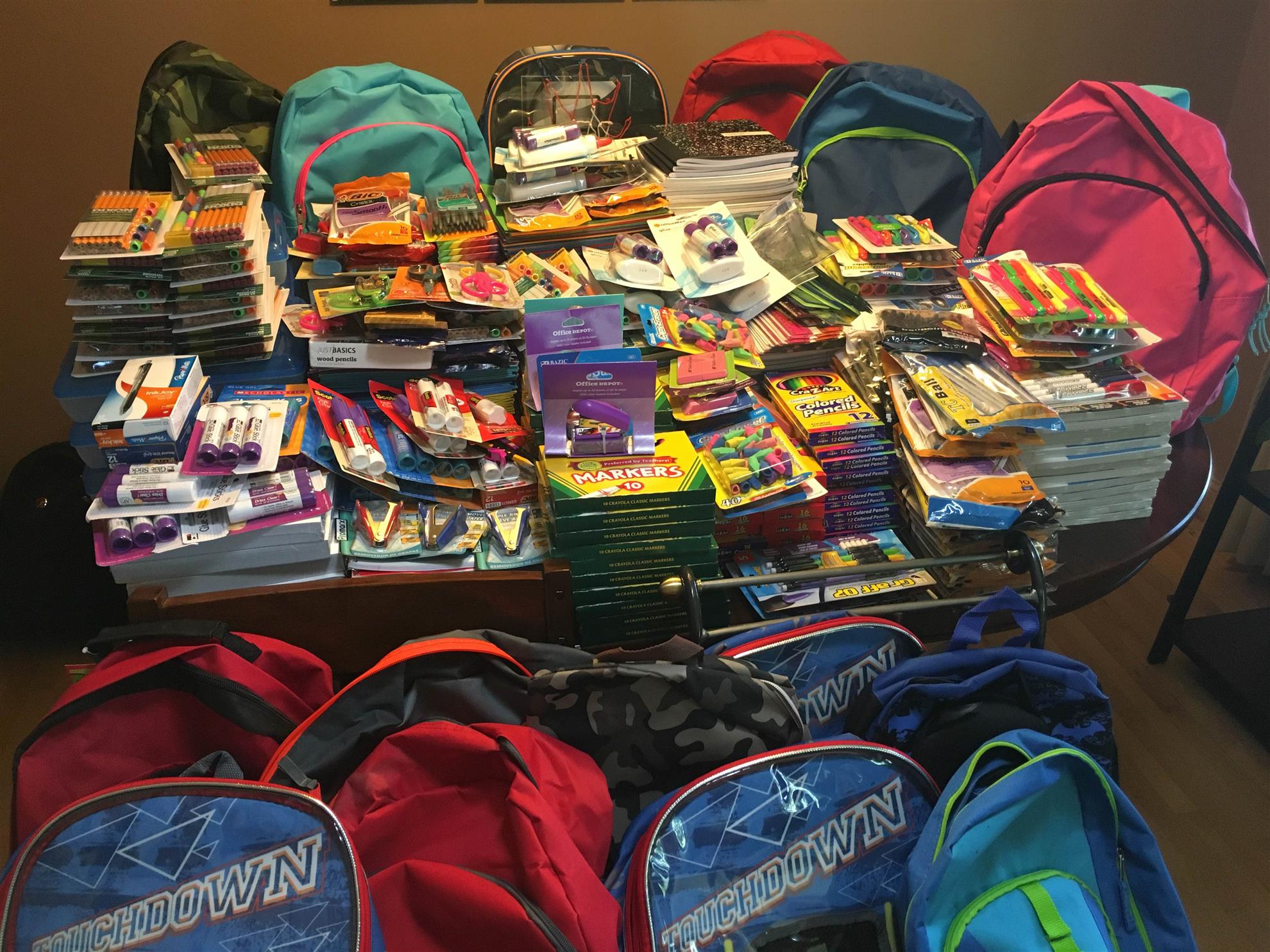 School Supply Donations/Drive 2019 Rotary Club of Two Rivers