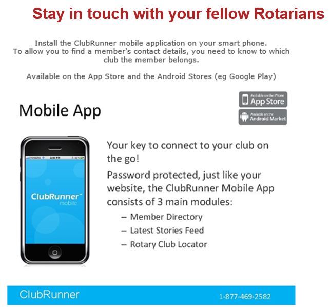 Mobile App  ClubRunner