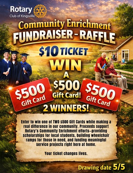 Rotary Raffle Defender Raffle Winners | Rotary Club of Kingsville