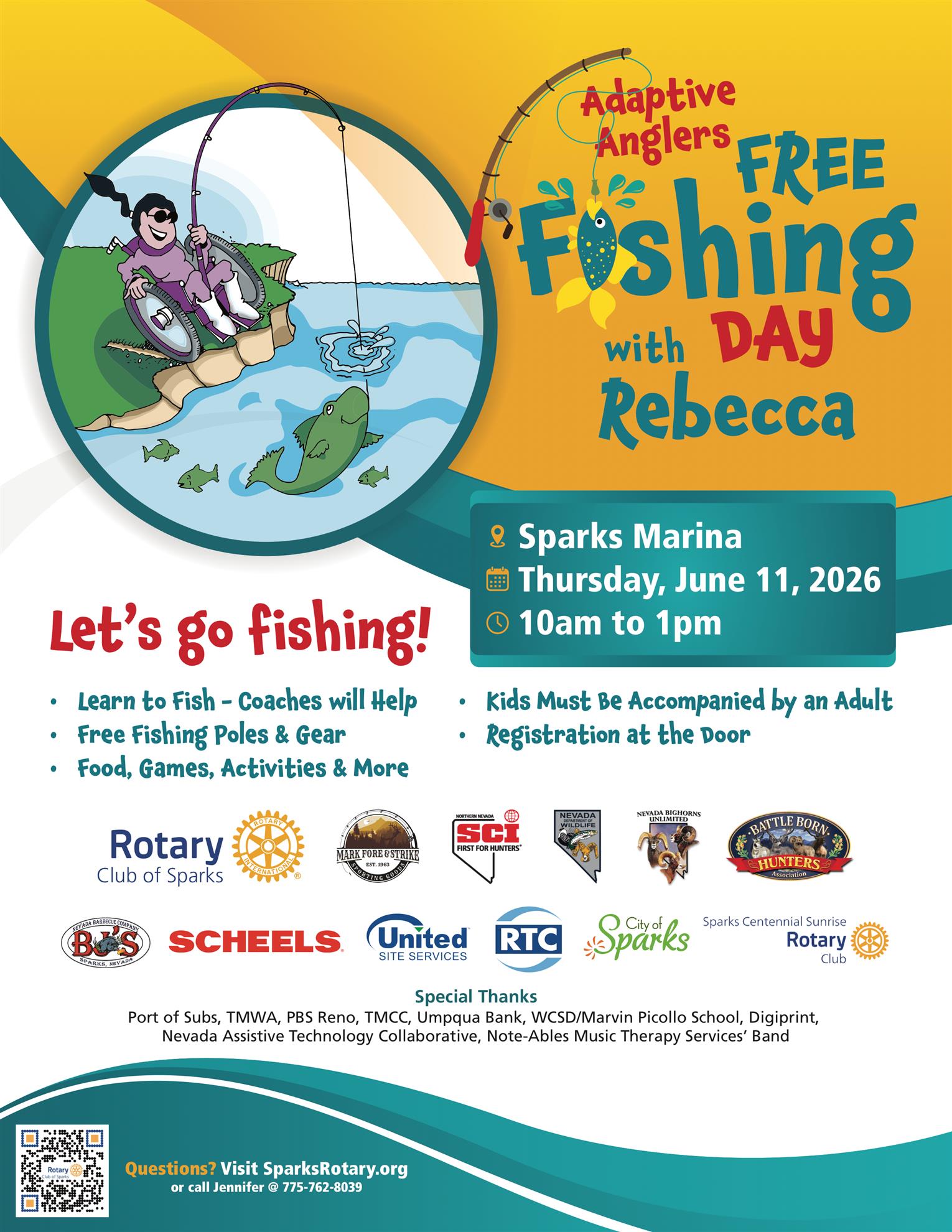 Adaptive Anglers Kids Free Fishing Day
