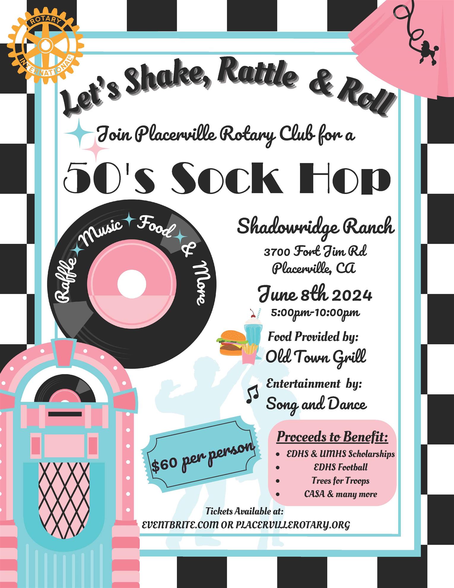 50 S Sock Hop Let S Shake Rattle Roll Rotary Club Of Placerville   SOCK HOP FLYER 2024 