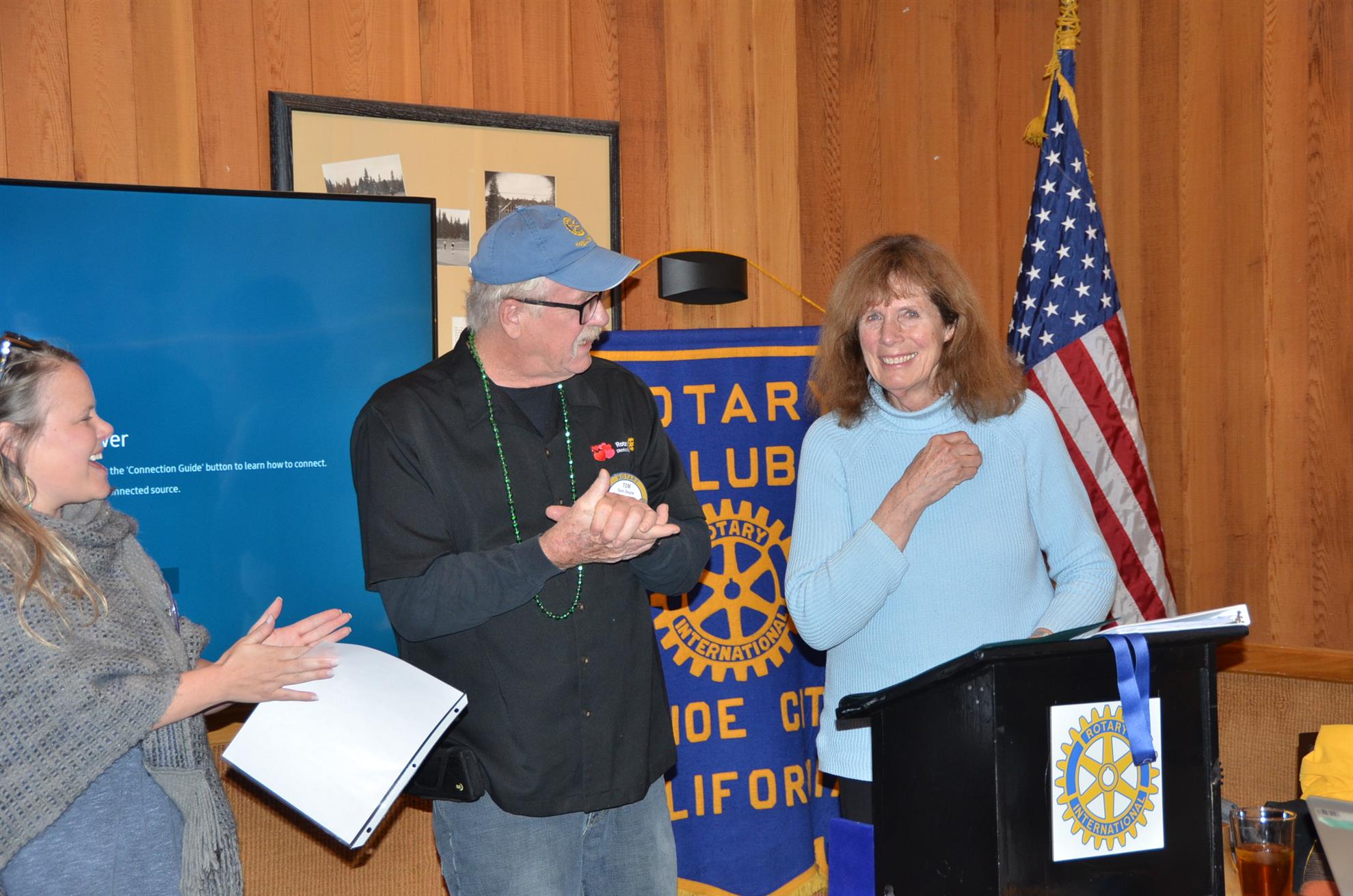 Tahoe City Rotary Welcomes New Member, Donna Axton