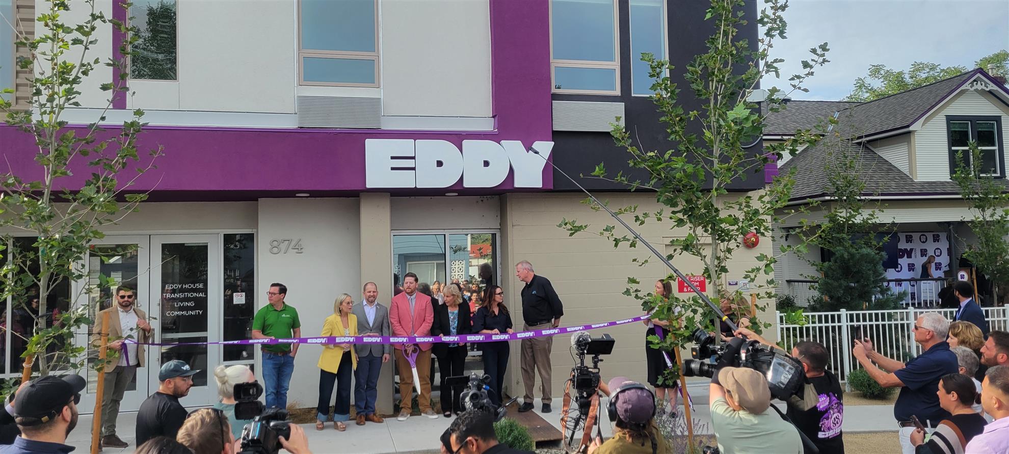 Eddy House Ribbon Cutting