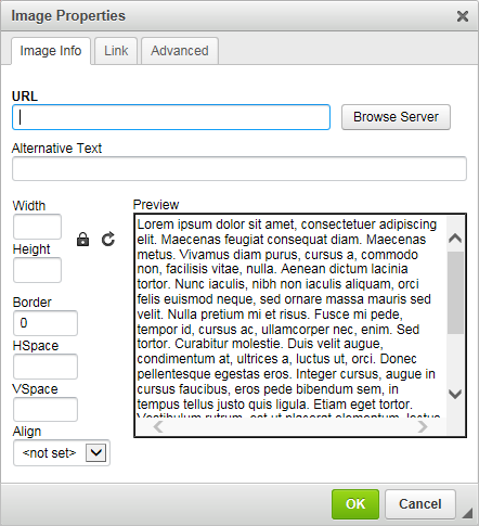 Online photo editor insert image