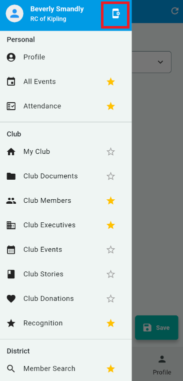 Tap the App Settings icon